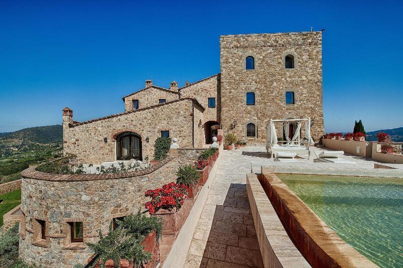 Castello Di Velona, Resort Thermal Spa & Winery 蒙塔尔奇诺 外观 照片